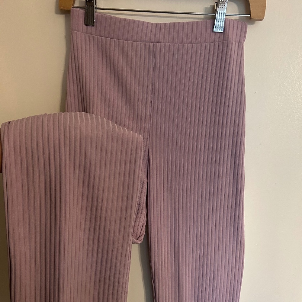 Collusion Ribbed Lilac Pants